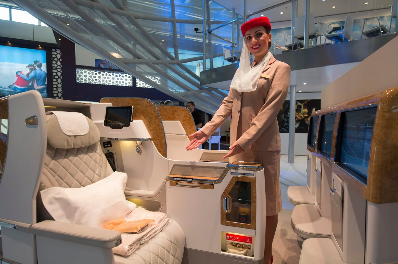 Her er Emirates sitt nye Business Class sete