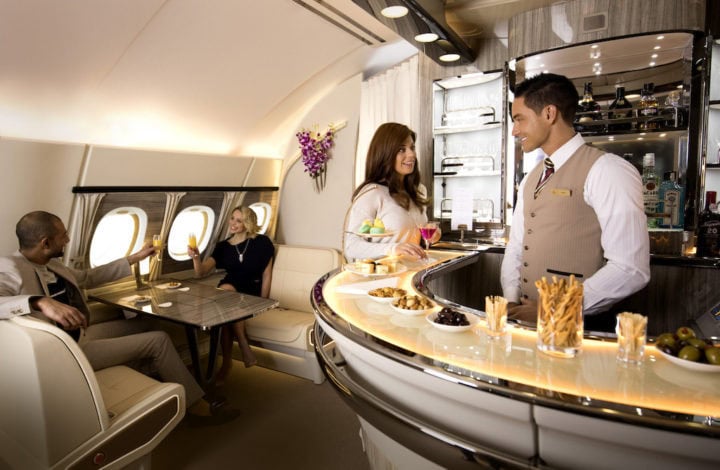 Fina viner på första klass - vilka flygbolag serverar de bästa vinerna? - Emirates