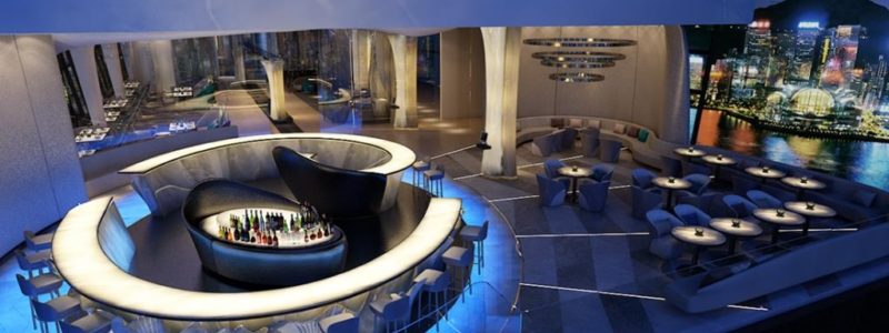 Park Lane Hong Kong med spektakulær takbar og restaurant