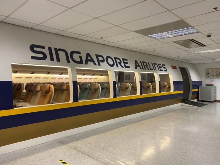 Singapore Airlines converts a parked Airbus A380 into a restaurant - 4