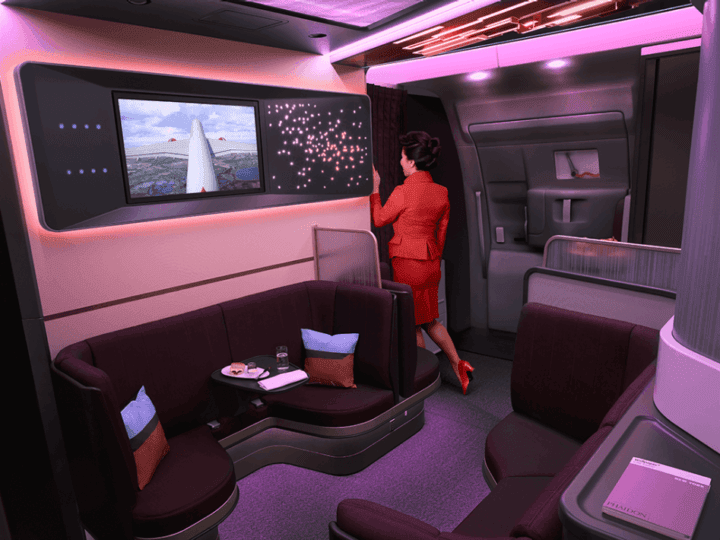 Virgin Atlantic with redesigned Upper Class cabin - 1