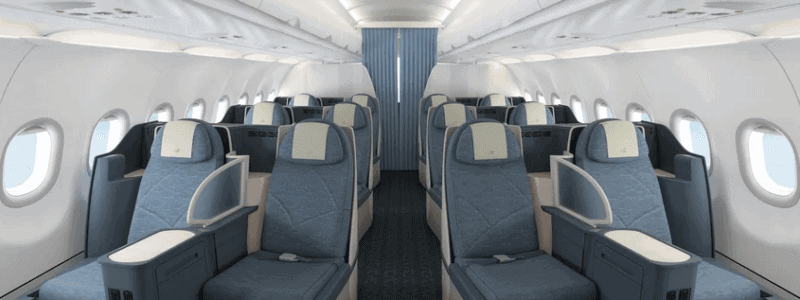 Ta en titt på Philippine Airlines nya säte i affärsklass ombord A321neo