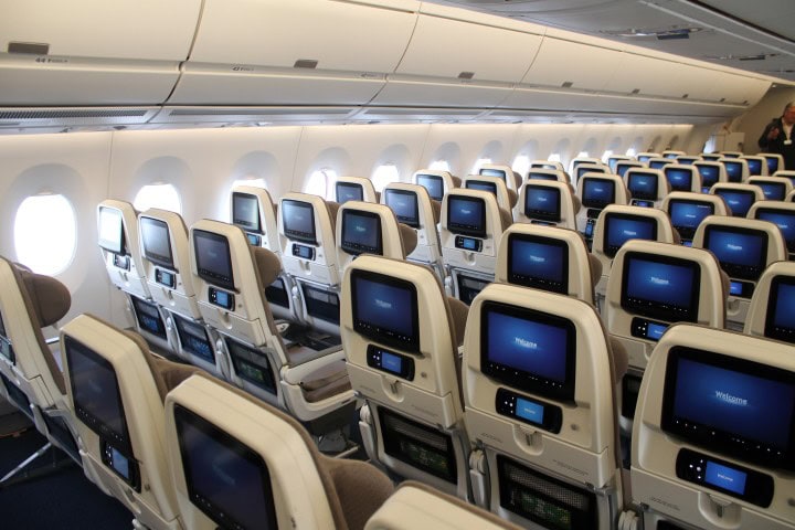 Bli med inn i verdens nyeste passasjerfly Airbus A350 - Kabinen - 2