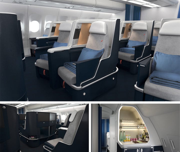 Air France with refurbished cabin - 1
