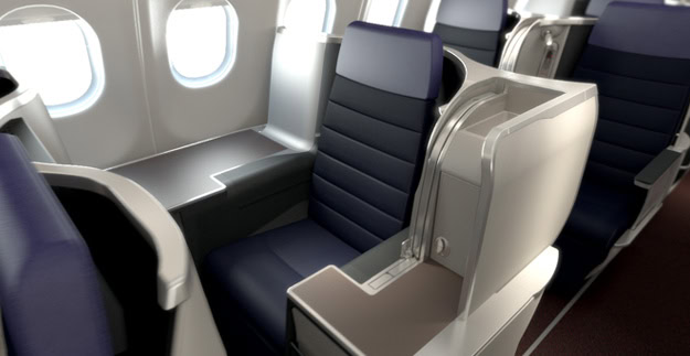 Pictures of Malaysia Airlines' new business class seat