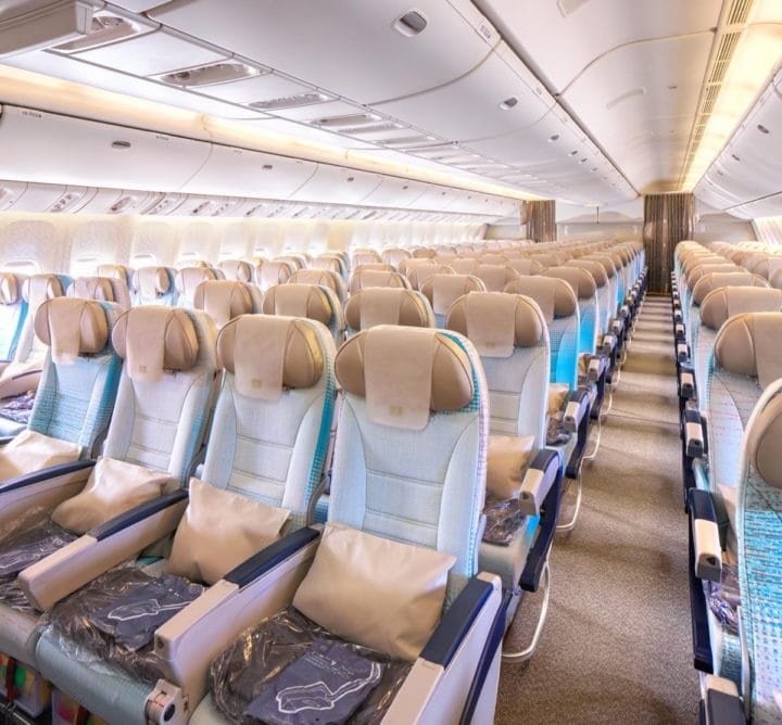Emirates Unveils Updated Business Class Seats For Some Of Its B77s - 3