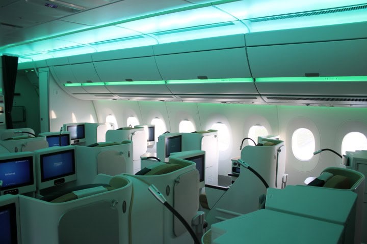 Kig ind i verdens nyeste passagerfly – Airbus A350 - Kabinebelysning - 3