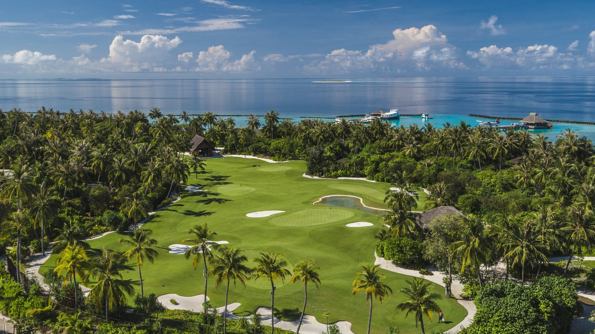 an overview of a beautiful resort 
