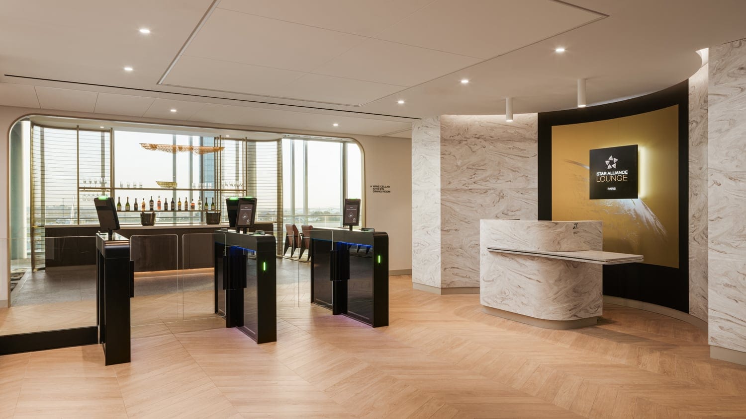 Second Star Alliance lounge at Paris CDG
