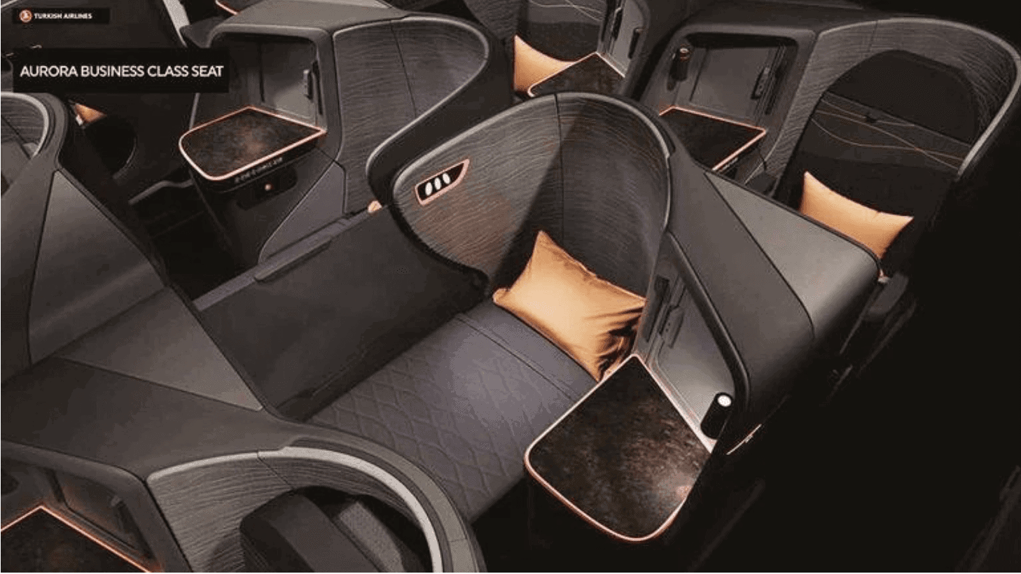 Turkish Airlines with upgraded business class