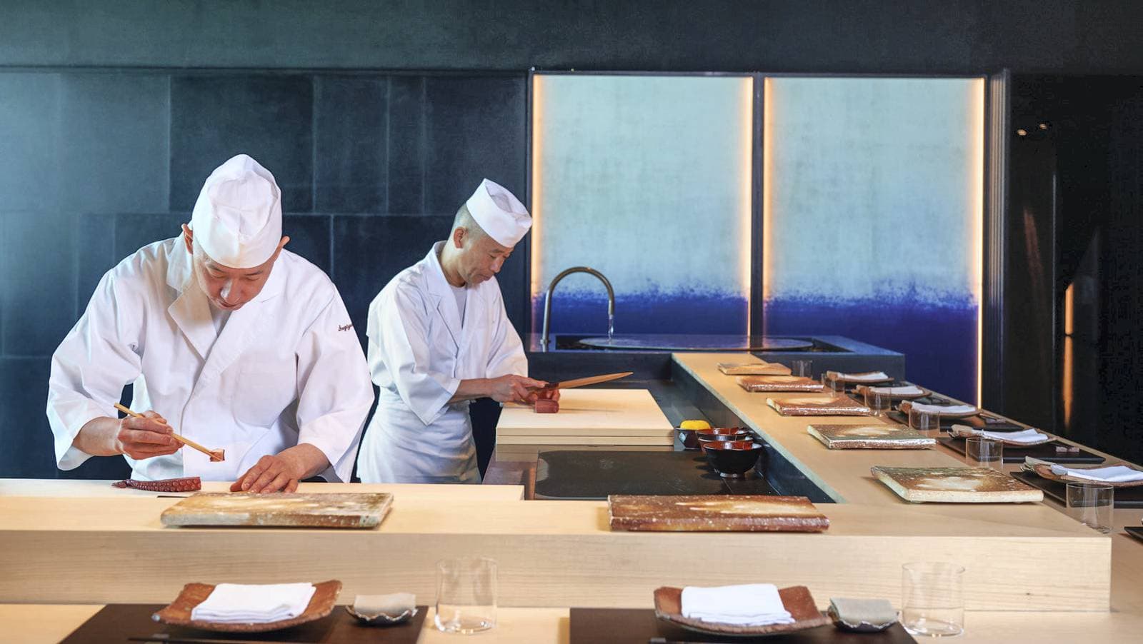 Chefs at Hoseki resturant dubai