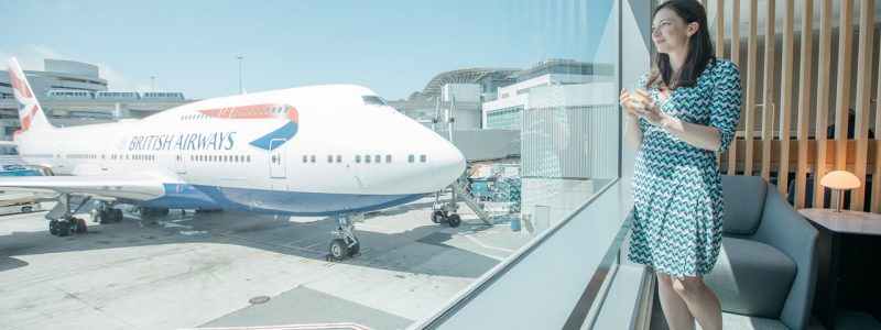 British Airways nya lounge i San Francisco