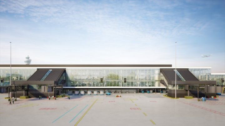 De första bilderna på den nya piren på Schiphol har släppts - 2