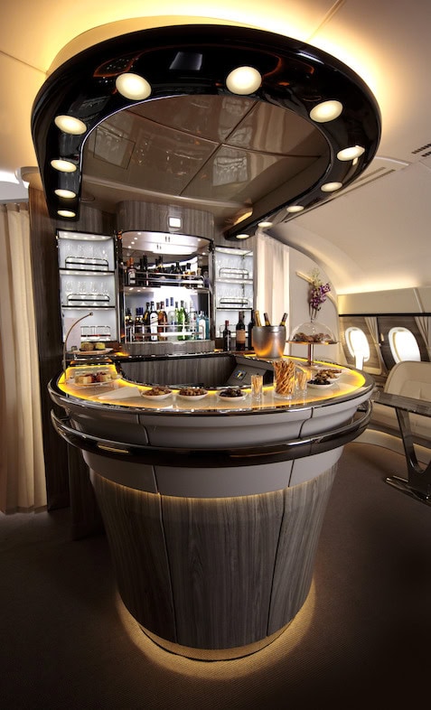 Emirates uppdaterar loungerna ombord sina A380