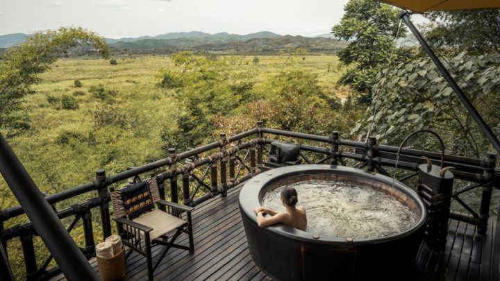 De ti beste Four Seasons hotellene i verden - 6. Four Seasons Tented Camp Golden Triangle, Thailand: Safari-luksus i grenselandet