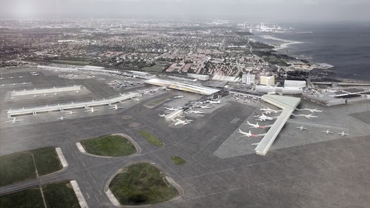 Historisk udvidelse af Københavns Lufthavn