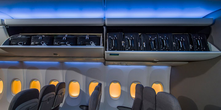 Boeing lancerer Space Bins - med plads til 50 procent mere håndbagage