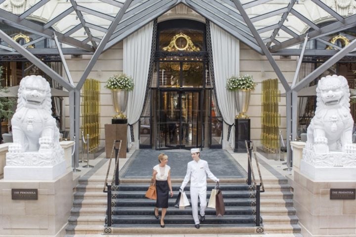 De tio bästa hotellen i Paris - The Peninsula Paris 9.4