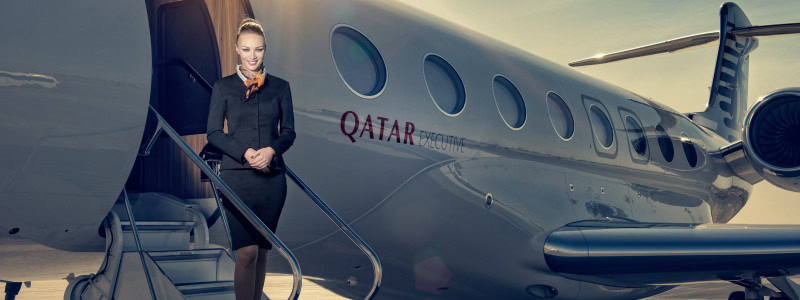 Qatar Airways utökar sin private jet-flotta