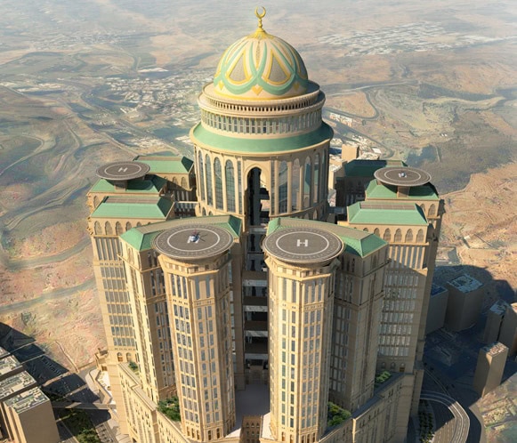 Världens största hotell byggs just nu i Saudiarabien - med 10.000 hotellrum
