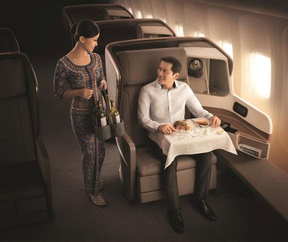 Singapore Airlines serverer den beste vinen i luften