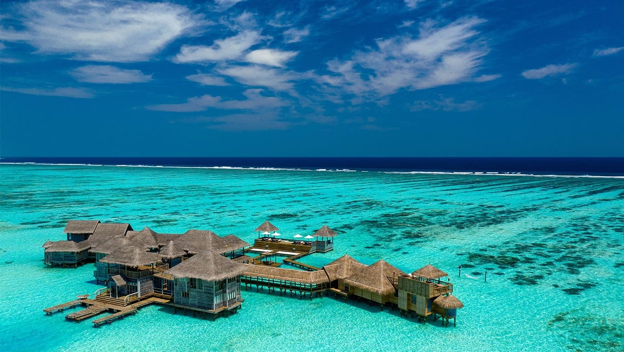 On water suites at Gili Lankanfushi Maldives.
