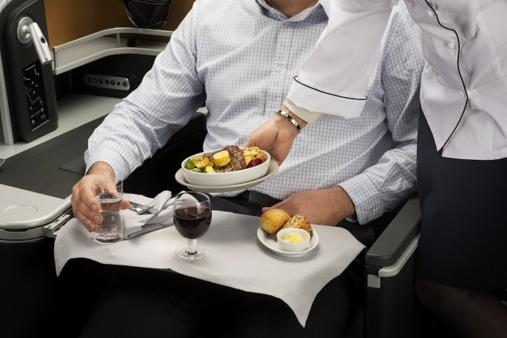 SAS innfører nye måltider og nytt serveringskonsept i business class på langruter