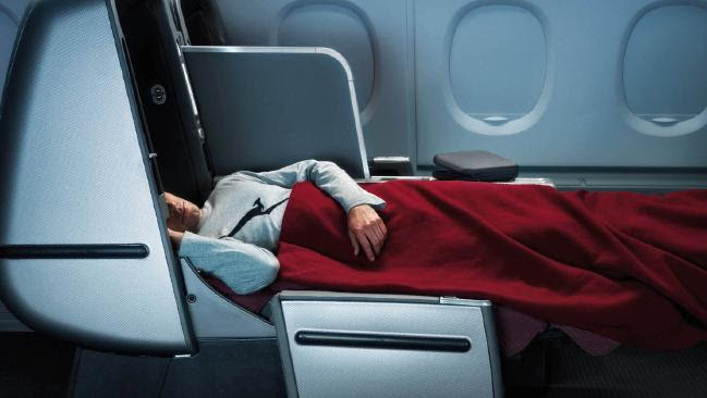 Qantas med ny pyjamas på første klasse og business class - 1