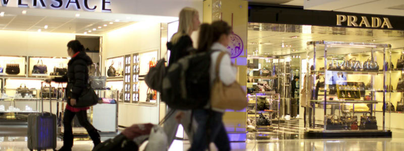 Verdens 10 bedste lufthavne for lækker shopping