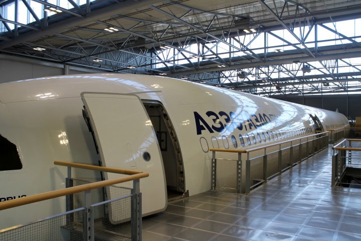 Ett besök i Airbus mock-up centre - med kabiner från alla Airbusflygplan i fullformat - Övriga flygplan och kabiner