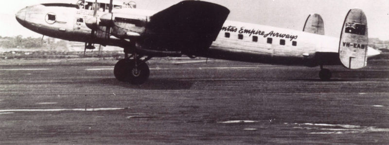 Dengang, du skulle bruge næsten to uger på at flyve til Australien