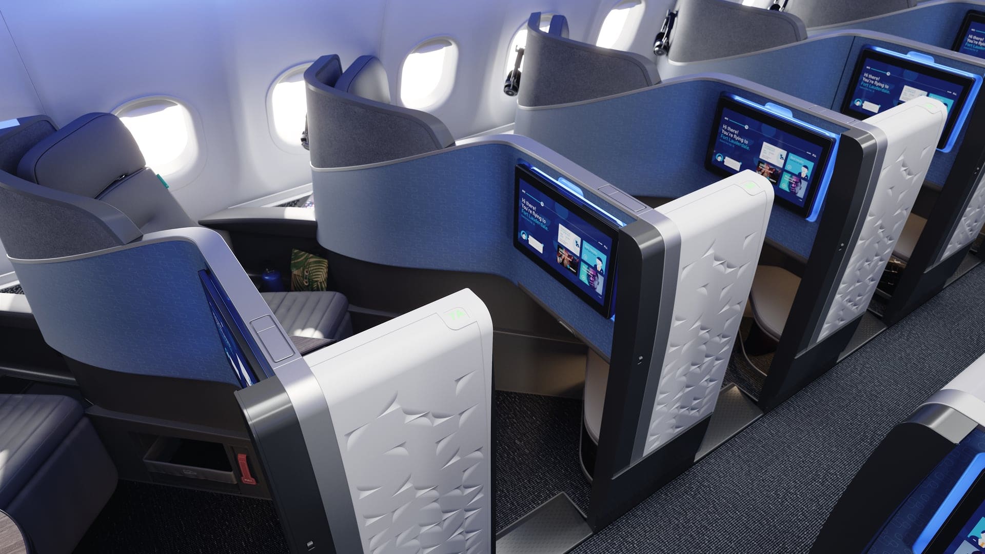 jet blue's mint suires
