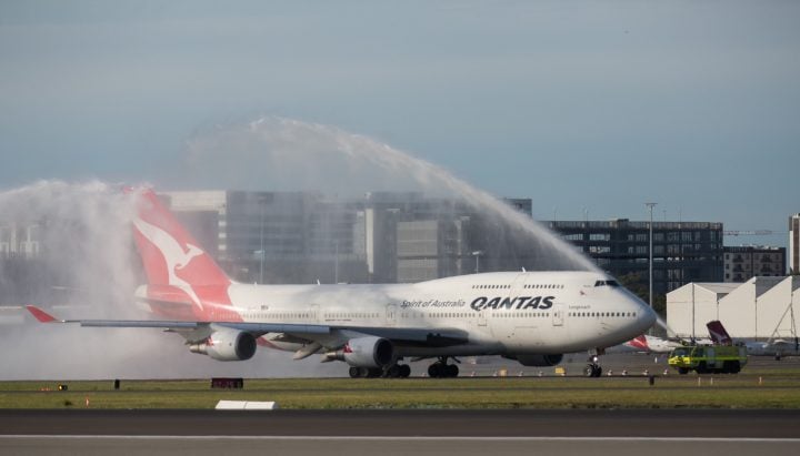 Qantas trolleys sold out instantly when the airline sold items from its retired Boeing 747 - 1