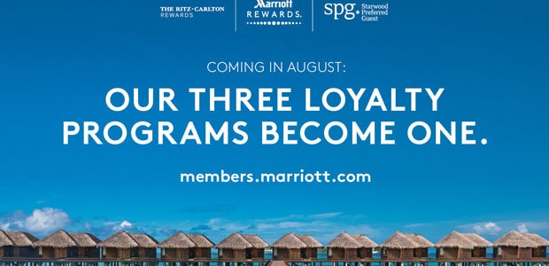 Marriott Rewards, The Ritz-Carlton Rewards og Starwood Preferred Guest slås sammen til ett lojalitetsprogram