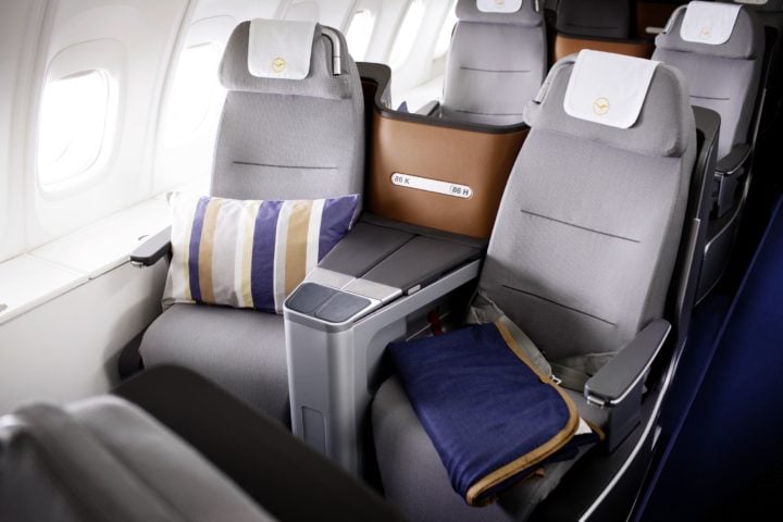 De bästa stolarna på business class när man reser tillsammans