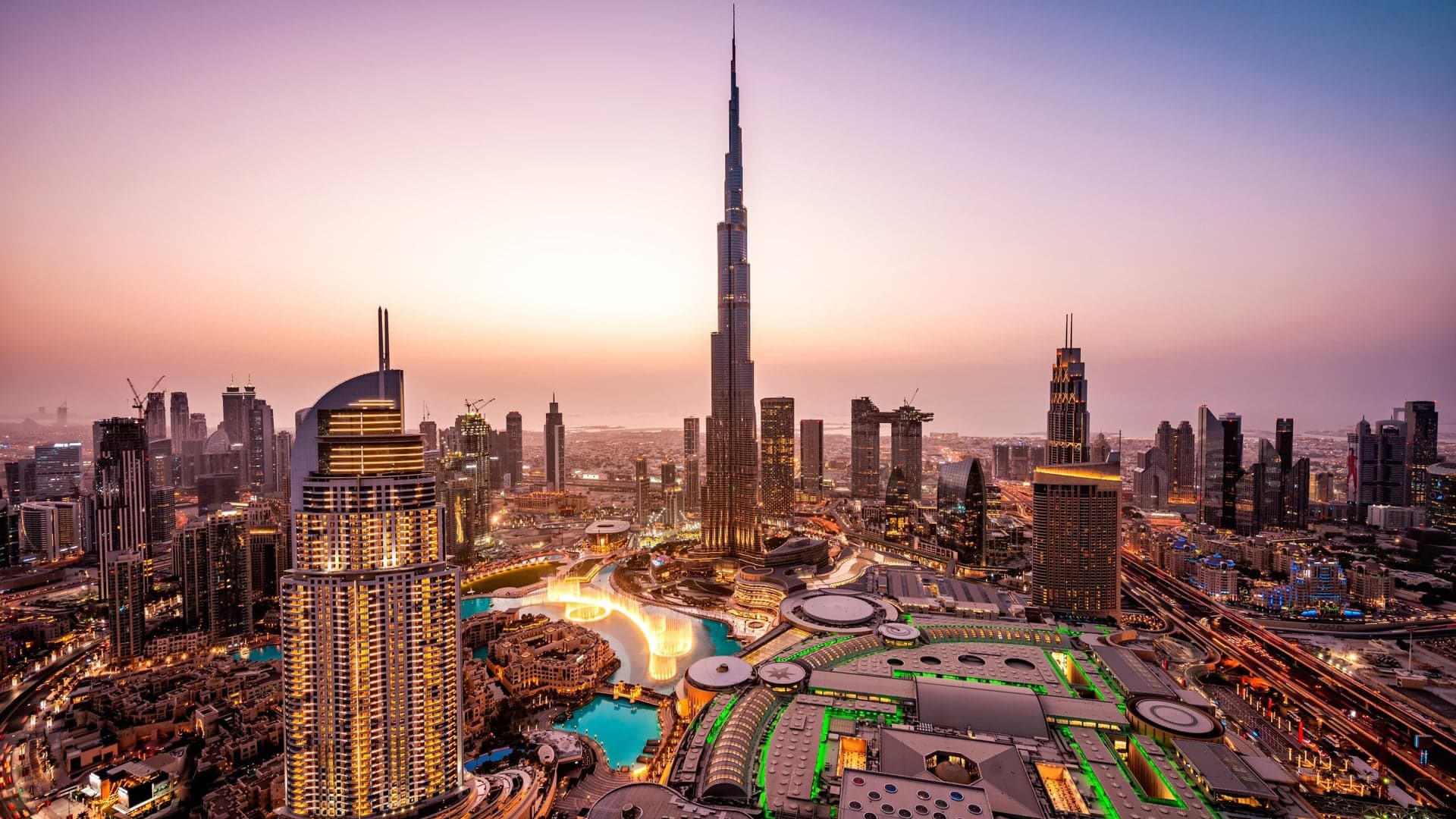 a view of burj khalifa