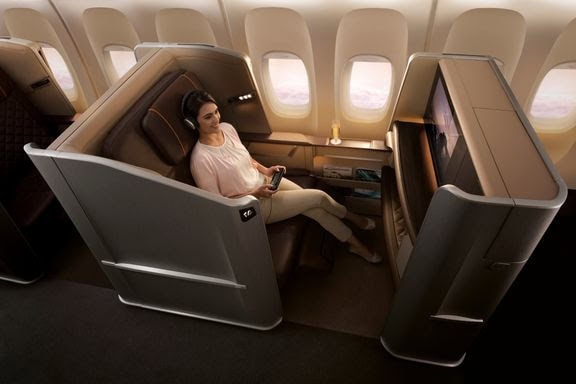 God lyd ombord på Singapore Airlines