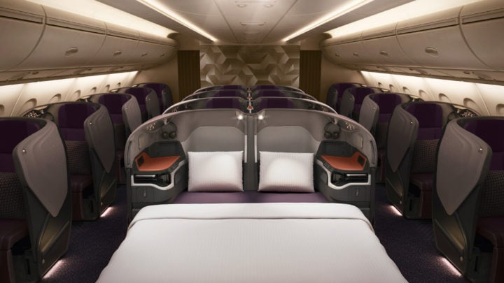 Singapore Airlines nya A380 kommer till London - 2