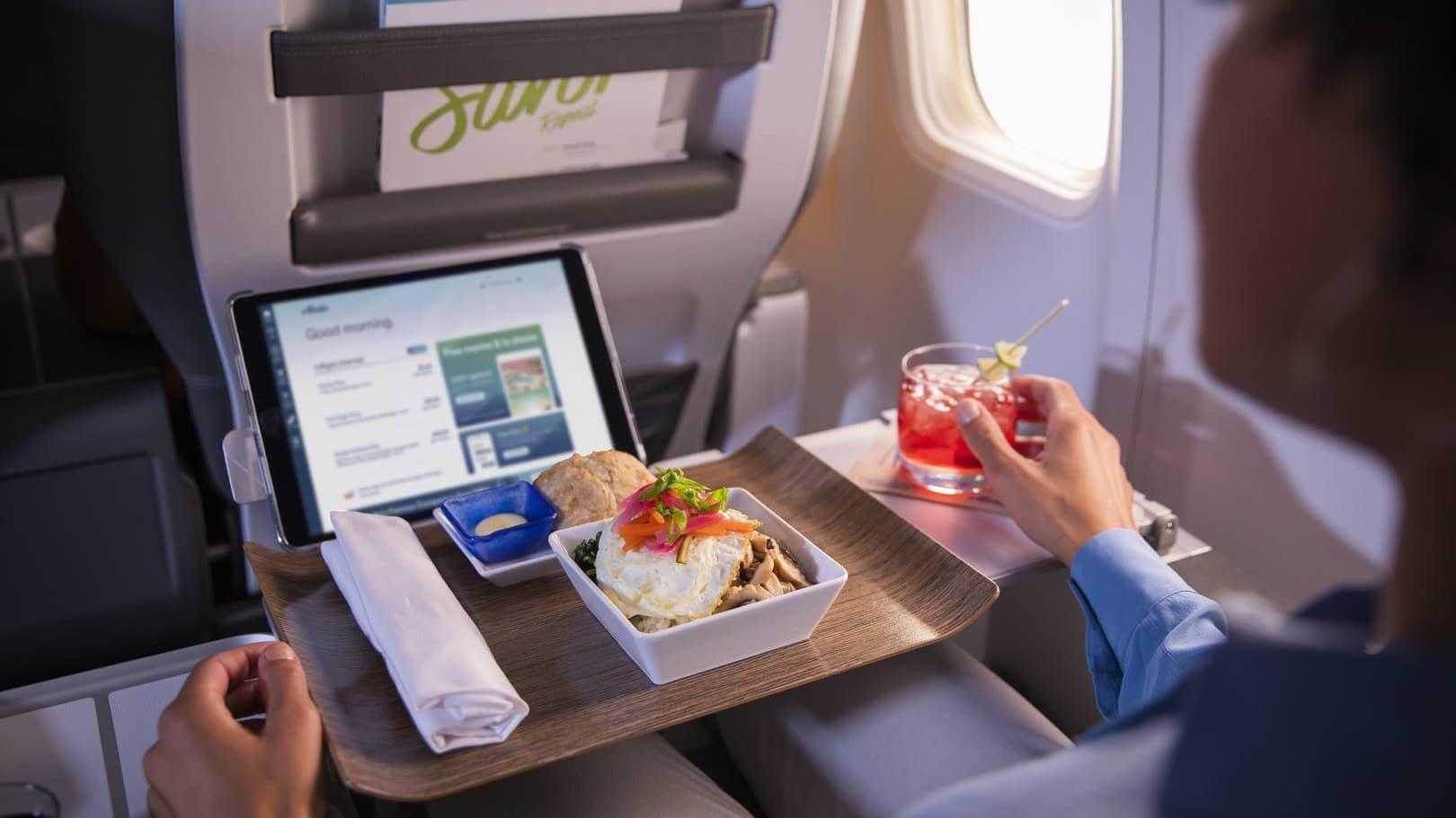 Airline review Cuisine - Alaska Airlines - 0