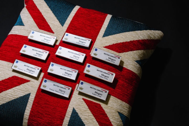 British Airways feirer det kongelige bryllupet med en flygning hvor besetningen heter Megan eller Harry