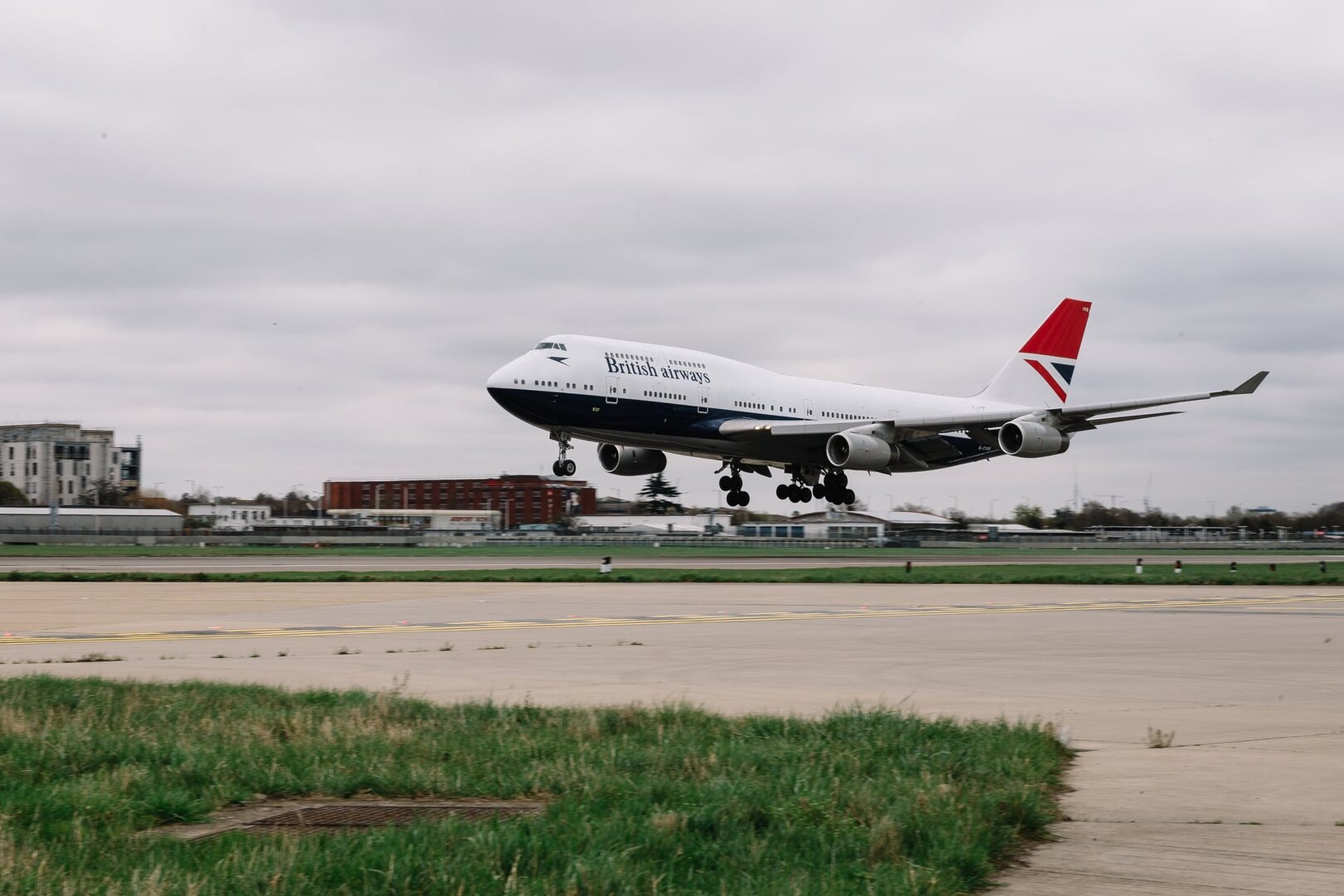 An iconic British Airways Boeing 747 aircraft is transformed into a cinema and museum