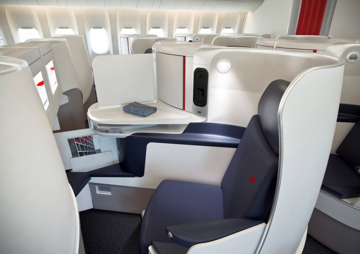 De første billeder af Air Frances nye sæde på business class