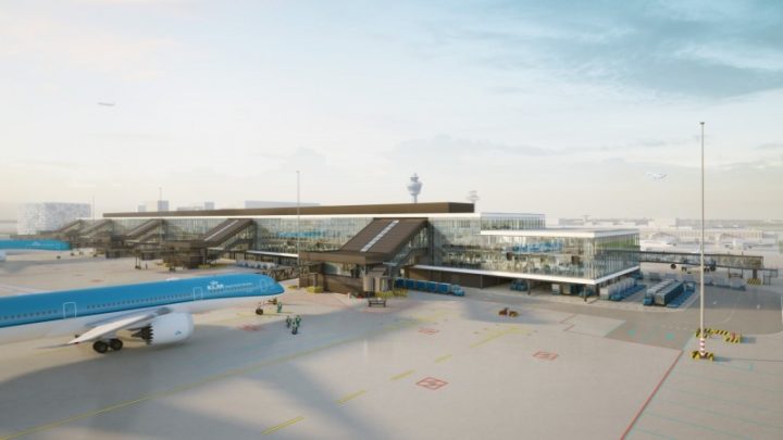 De första bilderna på den nya piren på Schiphol har släppts - 1